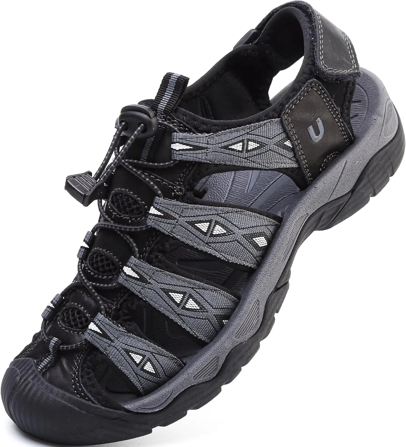 Women's Sport Hiking Sandals Closed Toe Summer Outdoor Athletic Walking Sandal Adventure Lightweight Comfortable Beach Sandals Water Shoes