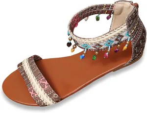 Womens Wide Sandals Cute Beach Wedding Shoes With Arch Support Lightweight Leather Slide On Shoes Women Platform Slides