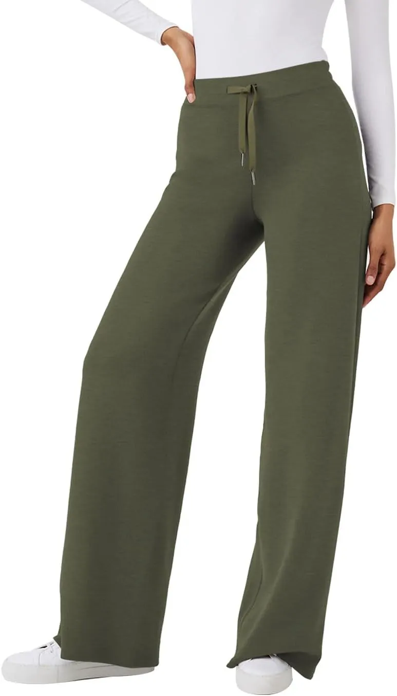 XIEERDUO Lounge Sets For Women 2024 Half Zip Sweatshirt And Wide Leg Sweatpant 2 Piece Outfits Sweatsuit Tracksuit