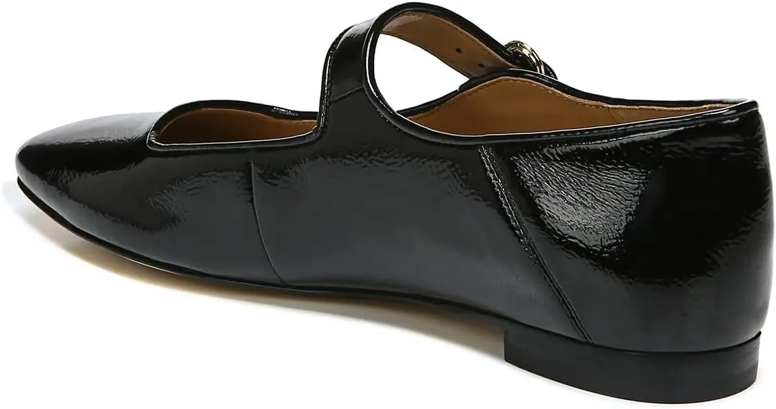 XYD Women Comfy Closed Square Toe Mary Jane Flats Low Heel Single Strap Buckled Outdoor Casual Dress Shoes