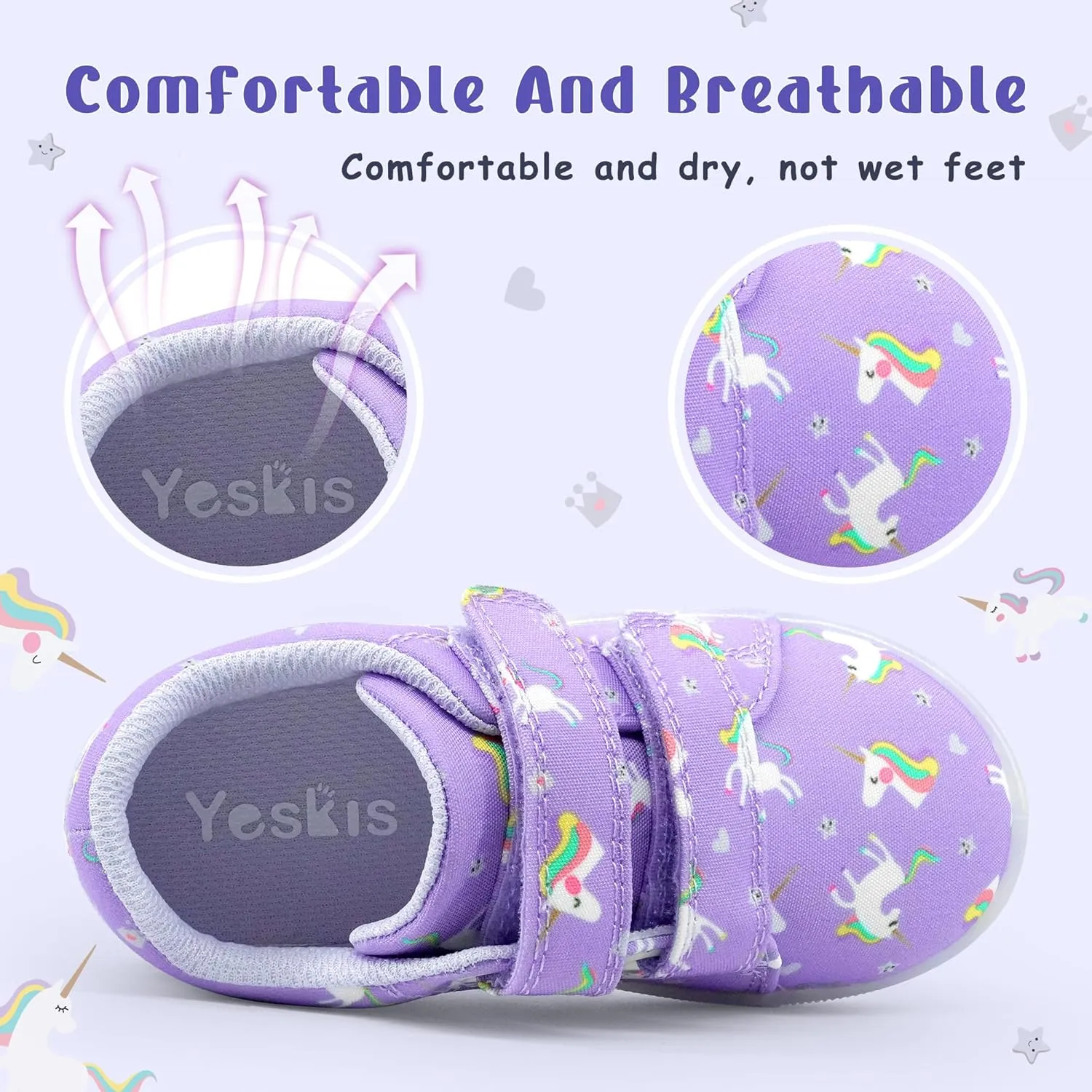 YESKIS Boys Girls Light Up Shoes Vivaki LED Canvas Cartoon Casual Sneakers for Toddler Little Kid Size 5-12